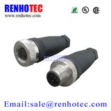 Straight Plastic M12 Cable Connector IP67 Connector
