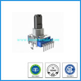 11mm Dual Gang Rotary Potentiomter with Insulated Shaft for Mixer Amplifiers