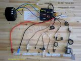 96V 5kw Electric Motorcycle Motor Drive Kit with Hpc Controller, Air Cooling
