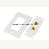 TV F Socket Wall Plate