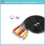 Audio AV 3RCA Male to Male Composite Video Cable for DVC TV Set Top Box