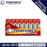 1.5V Digital Alkaline Battery Dry Battery with BSCI (LR6-AA 16PCS)