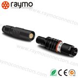 Metal Circular Push Pull Auto 2 Pin Cable to Cable Connector