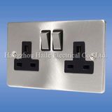 Light Switch with Socket (UK Standard)