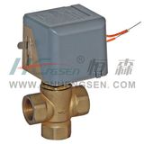 D F-02 Zone Valve/3 Way Motorized Valve/3 Port Motorised Valve/Spring Return Valve Used in Air Conditioning System, Heating&Cooling System D N15, D N20, D N25