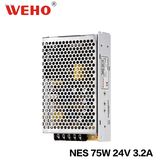 ISO9001 Ce RoHS Approved Constant Voltage 75W 24 Volt LED Power Supply