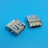 Right Angle a Type USB Panel Mount Connector