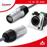 IP65 CAT6 Waterproof RJ45 Connector with Dust Cap