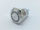 19mm Short Distance Screw Pin Ring Momentary Stainless Switch