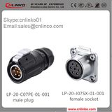 Factory Price 7pin LED Lighting Male Female Waterptoof Connector