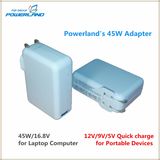 45W Single Port USB Mini High-Efficency Power Adapter Wall Charger