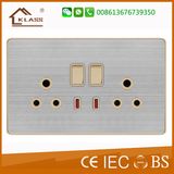 High Quality 2 Gang Wall Socket Wholesale