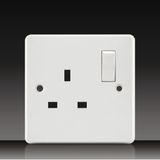 1 Gang 1 Way Switch 13A Socket (CK13)