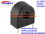 PCB Mounting Current Transformer 2000: 1 80A 50ohm 0.2class 7.5hole (ZMCT118G)