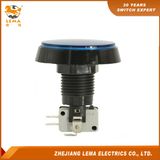 IP40 Protection Level 60.8mm Blue LED Push Button Switch Pbs-005