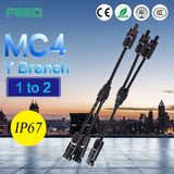 Factory Price 30A Y-Branch Cable Assembly Mc4 Y Connectors for Solar Panels