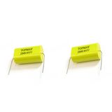 Metallized Polypropylene Film Capacitor Axial Type Circular Wire Lead