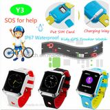 IP67 Waterproof Kid GPS Tracker Watch with Remote Monitoring Y3