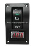 5-30V Digital Voltmeter Battery Test Panel Rocker Switch Dpdt/on-off-on