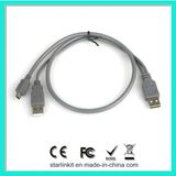 High Speed Top Quality USB Cable 2A to Bm Gray