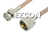 UHF Male to BNC Male Cable