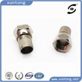 High Quality F Male Twist on RG6 Rg59 Connector