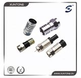 Factory Price RG6 Rg11 F Male Waterproof RF Crimp Connector