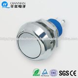 12mm Momentary Flat Head IP65 Stainless Steel Metal Push Button Switch