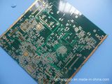 PCB 10 Layer Circuit Board Black Fr-4 Iteq 1.53-1.57mm Thick