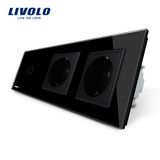 Livolo Multi EU Outlet Touch Switch Schuko Wall Socket (VL-C701-12/VL-C7C2EU-12)