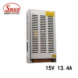 201W 15V 13.4A Single Output Switching Power Supply 215*115*50mm Size