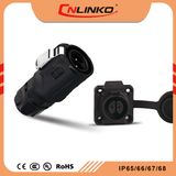 IP67 2 Pin Waterproof Male Female Plug and Socket Panel Mount Waterproof M16 2 Pin Connector for Power Application