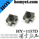 China Manufacturer 6.2*6.2mm Tact Switch with 5pin Feet (HY-1157D)