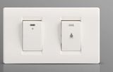 1 Lighting Switch with One Bell Push