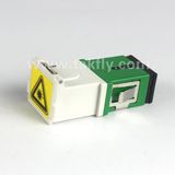 Laser Warning Sc Outward Shutter Fiber Optic Adapter