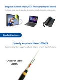 Optical Cable with Double Protector ADSS 6 Fiber