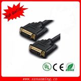 Uptmale to Male 24+1 DVI Cable with Black Color