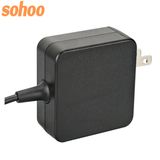 Mini Wall-Mount Type-C Charger Smart IC Laptop Adapter 5V3a 9V3a 12V3a 14.5V3a 15V3a 20V2.25A