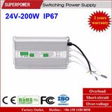 Constant Voltage 24V 200W LED Waterproof Switching Power Supply IP67