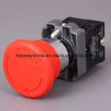 Keyway Mushroom Metal Type Push Button Switch