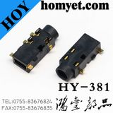 3.5mm Gold-Plated 5pin Audio Phone Jack (HY-381)