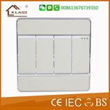 British Style 1gang/2gang/3gang/4gang Metal Electric Switch