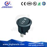 High Quality Single Pole 3 Way 3 Position Round Rocker Switch