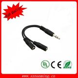 DC3.5 Audio Splitter Cable for Cell Phone