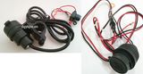 Car/Motorcycle Cigarette Lighter Socket/USB Ports Charger Socket
