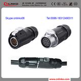 Cable Connectors 12 Pin IP67 Waterproof Connector 12pin Industrial Plug Male DC Connector Jack/Male Connector