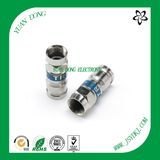 RG6 Cable Compression Type F Male Crimp Connector CATV Connector