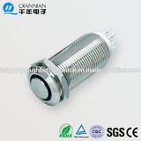12mm 1no Momentary Flat Head Ring Type Illuminated Lamp IP65 Push Button Switch