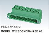 Pluggable/Plug-in Terminal Block Fixed Both Sides (WJ2EDGKDRM-5.0/5.08)