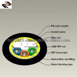 Non Mentalic Optical Fiber Cable with Aramid Yarns GYFTY